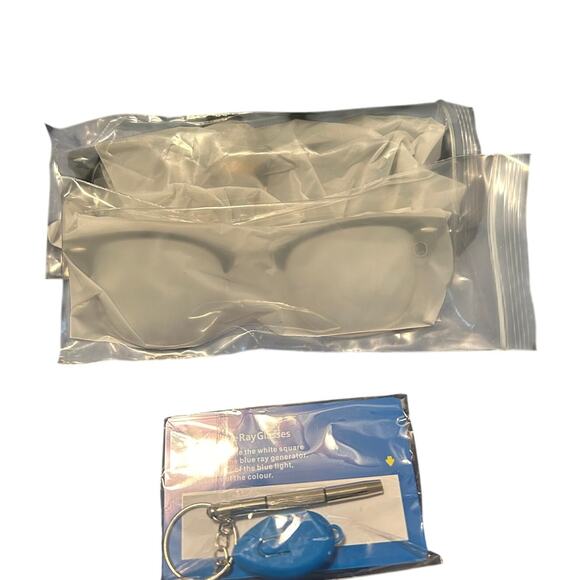 NIP Two Pair of Anti Blue Light Glasses Computer Gaming Eyewear Clear Lens - Picture 1 of 4